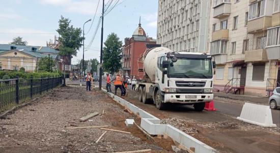 Ремонт дорог в Иркутске ведется в усиленном режиме