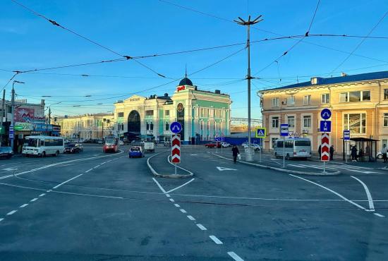 На улице Терешковой в Иркутске полностью завершили комплексный дорожный ремонт