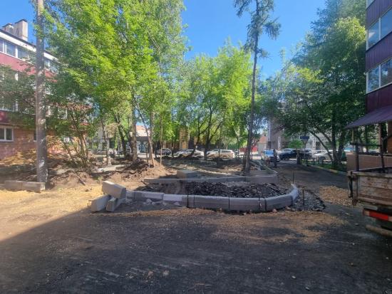 Почти 50 дворов благоустроят в Правобережном округе Иркутска