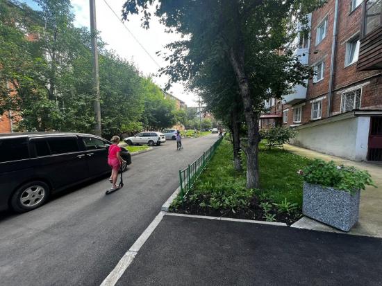 15 дворов отремонтировали в Октябрьском округе Иркутска