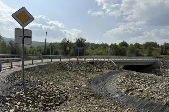 Реконструкцию двух мостов завершили на автодороге Бодайбо – Кропоткин в Бодайбинском районе