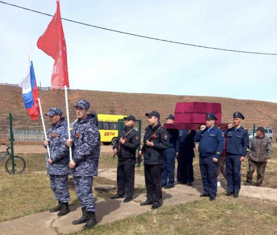 В Иркутской области перезахоронили останки воина Великой Отечественной войны