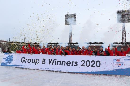 Сборная Венгрия стала чемпионом мира по хоккею с мячом в группе Б