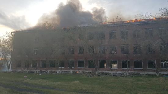 МЧС: затопленную школу в Тулуне подожгли