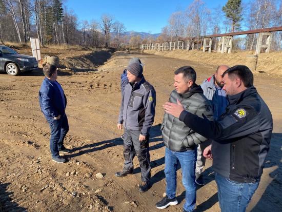 В предгорной части ОЭЗ «Ворота Байкала» завершили подготовительные работы для строительства улично-дорожной сети