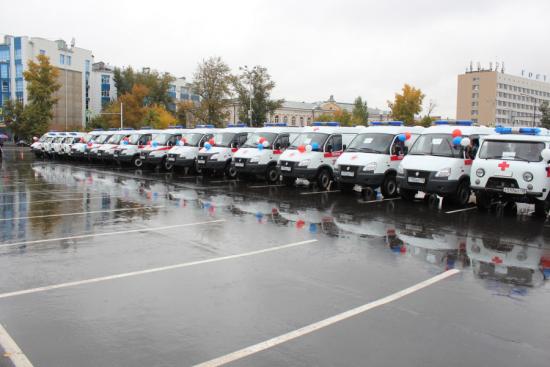 Медучреждения Иркутской области получили 28 новых машин "скорой помощи"