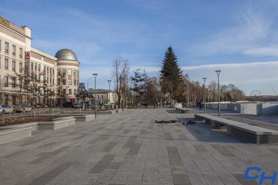 Фото Иванны Обухович Минстрой назвал проекты благоустройства сквера на Гагарина и улицы Урицкого в Иркутске одними из лучших в стране