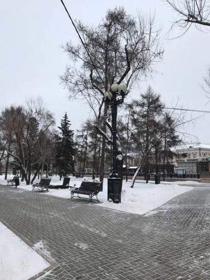 По статистике МВД по Иркутской области установка видеокамер снижает количество правонарушений на 50% В центральных скверах Иркутска установлено 50 видеокамер