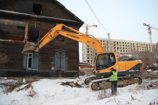 На месте аварийных домов в Октябрьском округе появятся социальные объекты