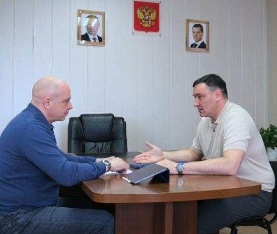 Актуальные вопросы развития Иркутска обсудили Сергей Сокол и Руслан Болотов