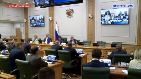 Мэр Иркутска выступил с докладом на заседании Совета по местному самоуправлению при Совете Федерации ФC России
