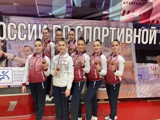 Спортсменки Приангарья стали бронзовыми призёрами первенства России по спортивной аэробике
