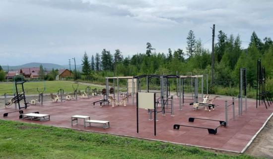 Малую спортивную площадку открыли в Казачинско-Ленском районе