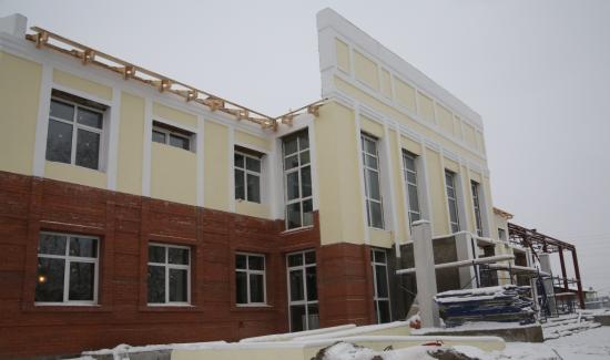 Строительство дома культуры завершается в поселке Железнодорожный Усольского района