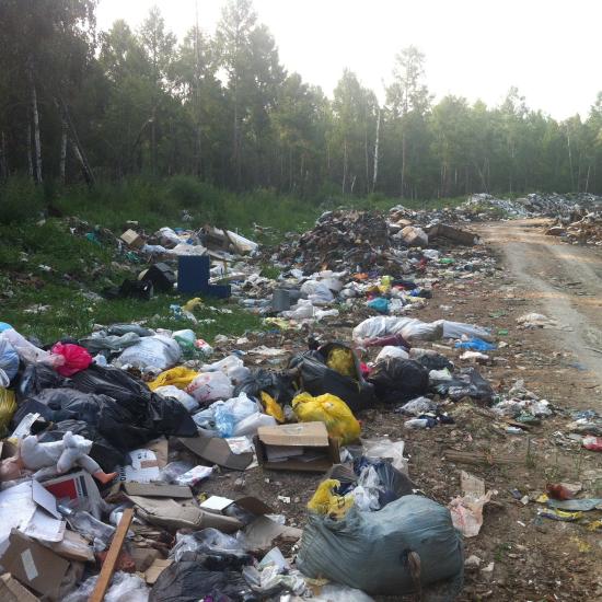 В Тулуне обнаружена свалка мусора объемом 80 тыс. куб. метров