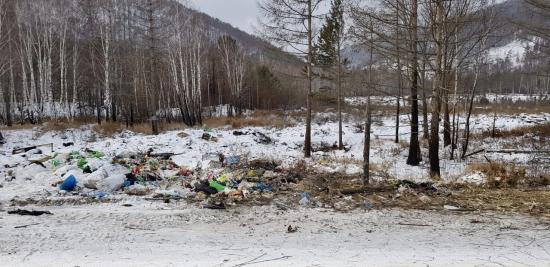 Стихийную свалку мусора ликвидируют в районе поселка Большое Голоустное летом этого года