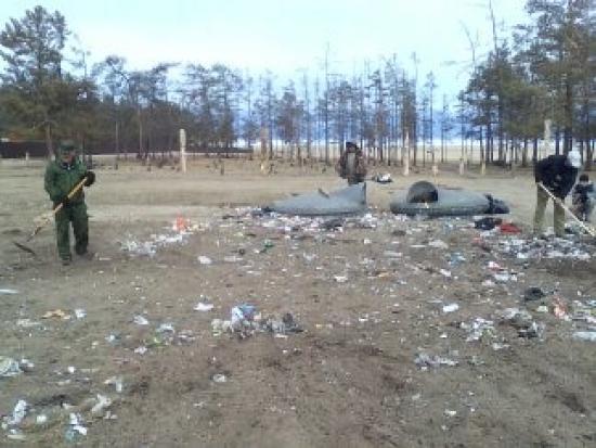 Свалка бытовых отходов образовалась на земельном участке в Прибайкальском нацпарке