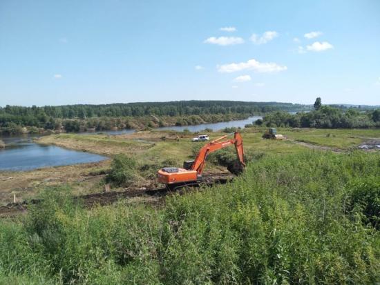 Берегоукрепление в Тулуне должны закончить до 1 августа