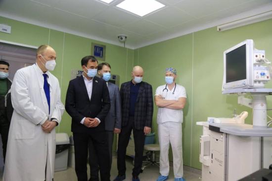Современный наркозно-дыхательный аппарат получила Ивано-Матрёнинская детская больница Иркутска от благотворителей
