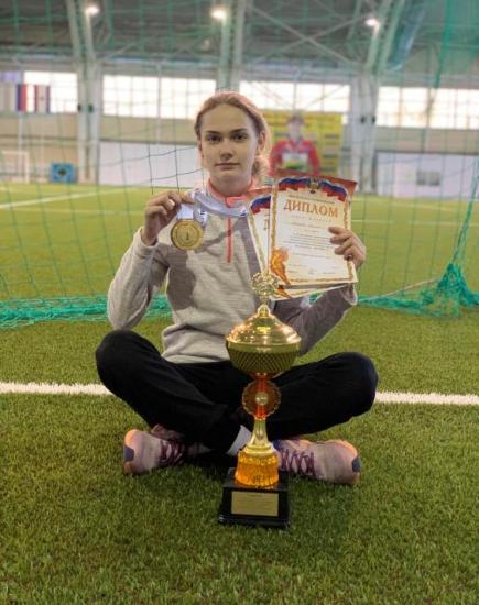 Ангарчанка Полина Токарева выиграла всероссийские соревнования по легкоатлетическому четырёхборью