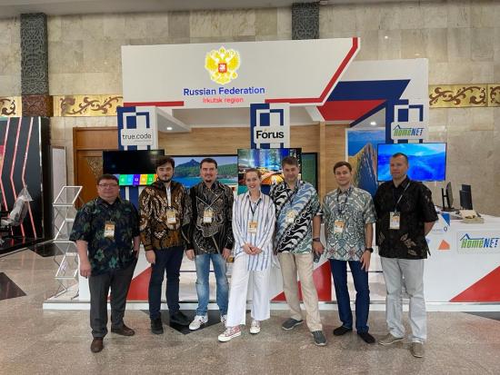 Стенд IT-бизнеса Иркутской области стал единственным из России на Indocomtech-2022