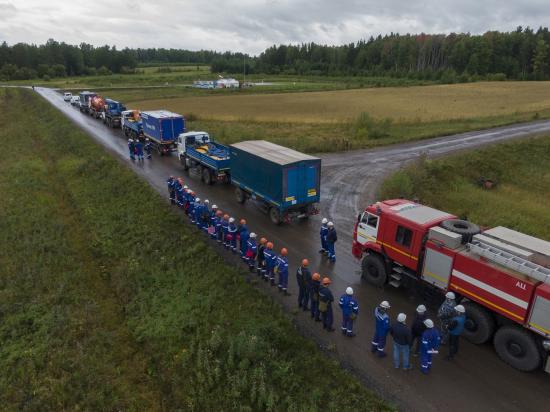 На подводном переходе нефтепровода ВСТО в Иркутской области состоялось плановое учение