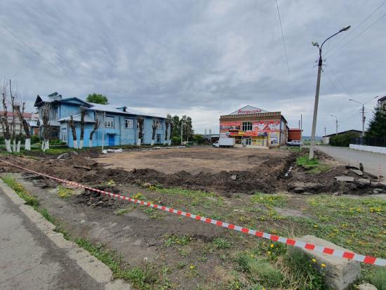 Городскую площадь благоустроят в Тулуне возле магазина «Атриум»