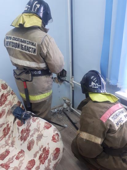 Пожар произошел в Вихоревской городской больнице