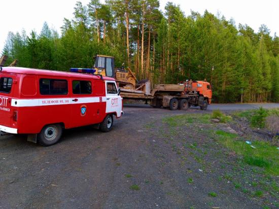 Непотушенный костер стал причиной крупного пожара в районе Большого Голоустного