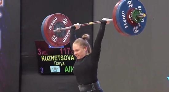 Дарья Кузнецова из Приангарья стала бронзовым призёром первенства Европы по тяжёлой атлетике среди юниорок