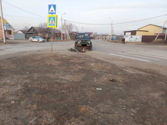 Водитель «УАЗа» сбил несовершеннолетнего велосипедиста в Шелеховском районе