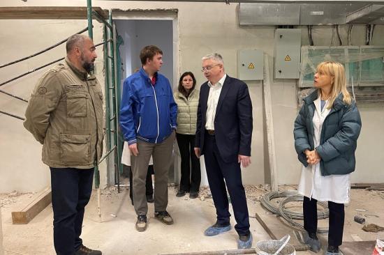 Капремонт здания детского стационара Усольской городской больницы завершат в 2024 году