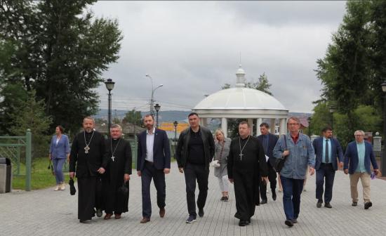 В Иркутске продолжают благоустраивать мемориальный комплекс «Иерусалимская гора»