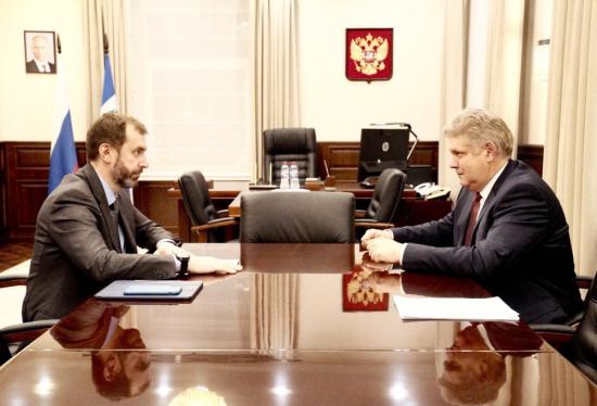 Анатолий Серышев и Александр Ведерников провели рабочую встречу
