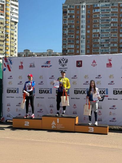 Три медали выиграли ангарские спортсменки на IV этапе Кубка России и всероссийских соревнованиях по ВМХ-гонкам