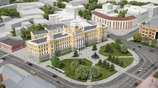 Компания Эн+ начала трехлетнюю реконструкцию здания «Востсибугля»