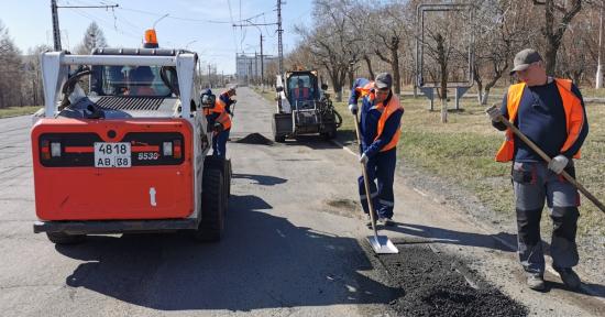 В Братске завершили ямочный ремонт дорог